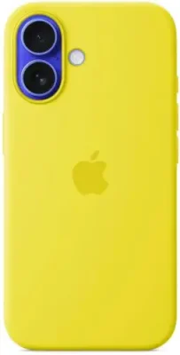 Чехол-накладка Silicone Case Series для Apple iPhone 16 (желтый) для iPhone 15/16 / Электроника | V4.Market