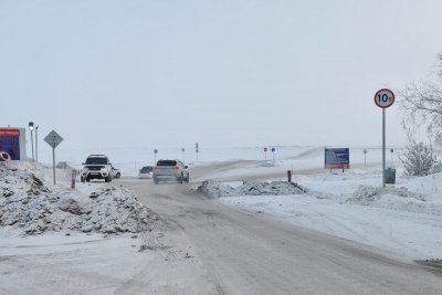 В Якутии увеличили грузоподъемность на ледовой переправе Якутск – Нижний Бестях / ЯСИА   