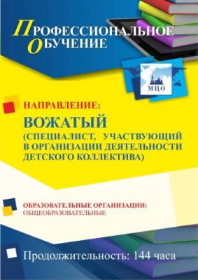 Профессиональное обучение по программе «Вожатый (специалист, участвующий в организации деятельности детского коллектива)» (144 ч.) / Профессиональное обучение | Услуги | ИнфоТаймс