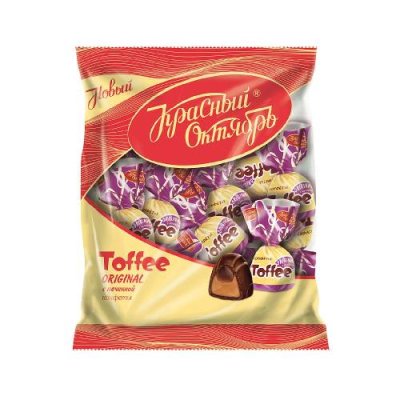 Конфеты Toffee Original с начинкой, Красный Октябрь,  250 гр. / Шоколадные конфеты | Продукты питания | V4.Ru: Маркетплейс