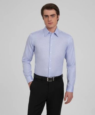 Рубашка HENDERSON дл.р. SHL-2009-S BLUE / Рубашки Non-Iron | Одежда, обувь и аксессуары | V4.Ru: Маркетплейс