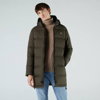 Мужская утеплённая куртка Lacoste Long Hooded Quilted Regular Fit / Верхняя одежда | Одежда, обувь и аксессуары | V4.Ru: Маркетплейс