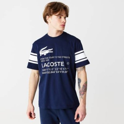 Мужская футболка Lacoste Unisex свободной посадки / Футболки | Одежда, обувь и аксессуары | V4.Ru: Маркетплейс