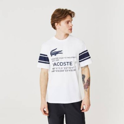 Мужская футболка Lacoste Unisex свободной посадки / Футболки | Одежда, обувь и аксессуары | V4.Ru: Маркетплейс