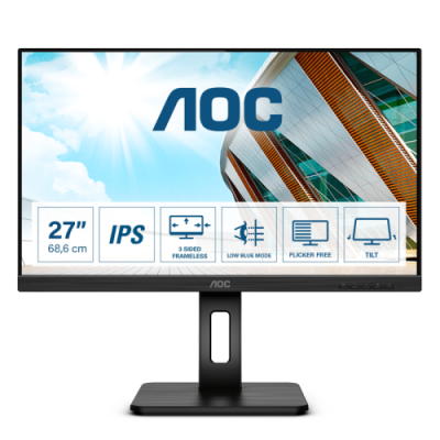 Монитор LCD AOC Q27P2Q  27'', чёрный / Мониторы | Электроника | V4.Ru: Маркетплейс