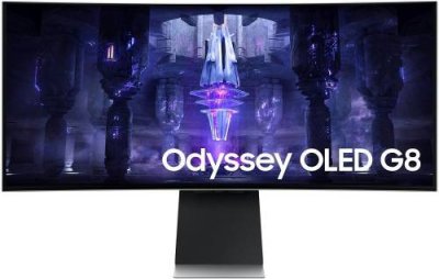 Монитор Samsung 34" G8 OLED серебристый / Мониторы | Электроника | V4.Ru: Маркетплейс