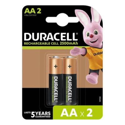 Аккумуляторные батарейки Duracell Rechargeable Ni-Mh 2500 mAh 1.2V AA 2 шт. / Аккумуляторные батарейки | Электроника | V4.Ru: Маркетплейс