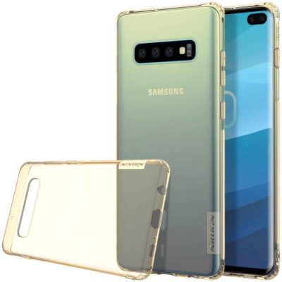 Чехол-накладка Nillkin Nature 0.6mm для Samsung Galaxy S10+ (SM-G975F) силиконовый (прозрачно-золотой) / для Samsung | Электроника | V4.Ru: Маркетплейс