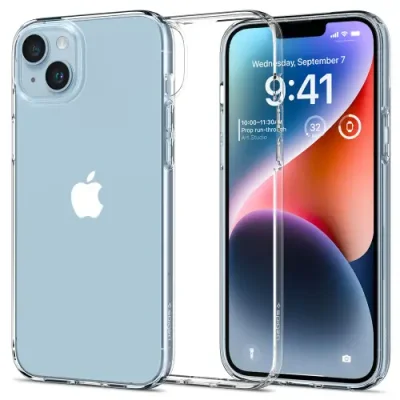 Чехол-накладка Spigen Liquid Crystal для Apple iPhone 14 Plus силиконовый (прозрачный) (SGP ACS04887) / для iPhone 14 Plus/14 Pro Max | Электроника | V4.Ru: Маркетплейс