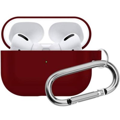 Чехол Protective Case для AirPods Pro/Pro 2 силиконовый (бордовый) / Чехлы и держатели для гарнитур | Электроника | V4.Ru: Маркетплейс