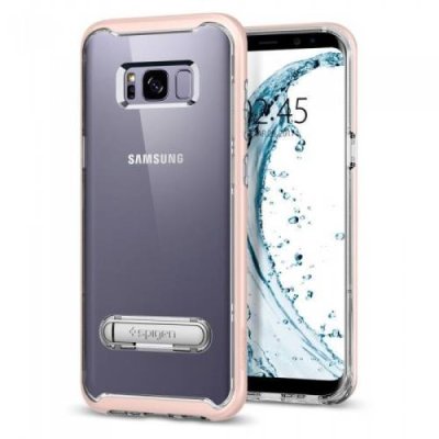 Чехол-накладка Spigen Crystal Hybrid для Samsung Galaxy S8+ (розовый) SGP 571CS21440 / для Samsung | Электроника | V4.Ru: Маркетплейс