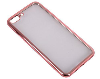 Чехол-накладка Double Color Series для Apple iPhone 7 Plus/8 Plus силиконовый прозрачный (рамка Rose) / для iPhone 7 Plus/8 Plus | Электроника | V4.Ru: Маркетплейс