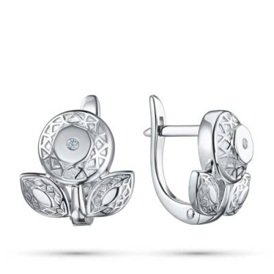 Серьги из серебра э0612сг04202937_white / Серьги | Одежда, обувь и аксессуары | V4.Ru: Маркетплейс