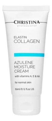 Азуленовый крем для лица с витаминами и гиалуроновой кислотой Elastin Collagen Azulene Moisture Cream: Крем 60мл / Кремы для лица | Товары для красоты | V4.Ru: Маркетплейс