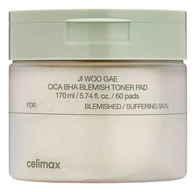 Пэды для борьбы с несовершенствами кожи Jiwoogae Cica BHA Blemish Toner Pad 60шт: Пэды 60шт / Очищение | Товары для красоты | V4.Ru: Маркетплейс