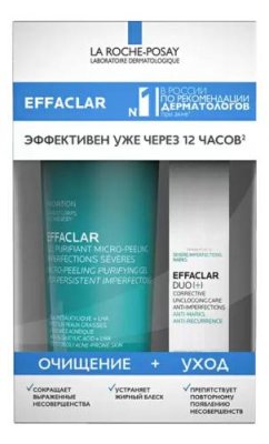 Набор Effaclar (микроотшелушивающий гель 200мл + крем-гель Duo+ 15мл) / Наборы | Товары для красоты | V4.Ru: Маркетплейс