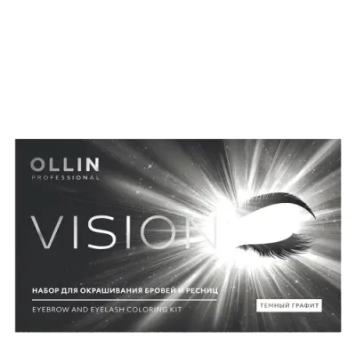 OLLIN PROFESSIONAL Набор для окрашивания бровей и ресниц, темный графит / Ollin Vision 20 мл / Краски | Товары для красоты | V4.Ru: Маркетплейс