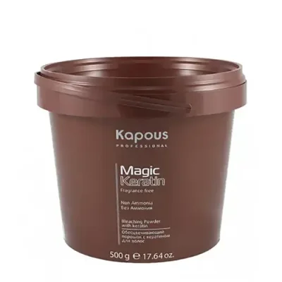 KAPOUS Пудра осветляющая в микрогранулах, без аммония / Magic Keratin 500 г / Порошки | Товары для красоты | V4.Ru: Маркетплейс