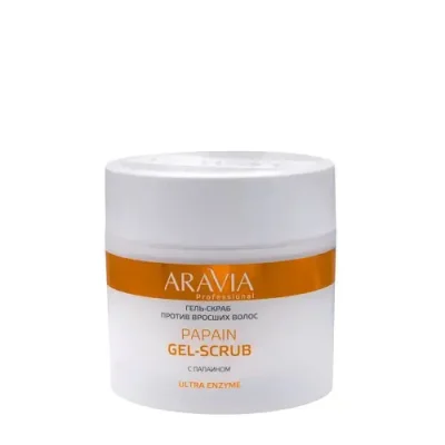 ARAVIA Гель-скраб против вросших волос / Professional Papain Gel-Scrub 300 мл / Скрабы | Товары для красоты | V4.Ru: Маркетплейс