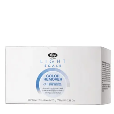 LISAP MILANO Порошок для декапирования волос / Light Scale Color Remover 12 х 25 г / Смывки краски | Товары для красоты | V4.Ru: Маркетплейс