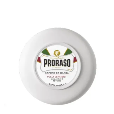 PRORASO Мыло для бритья для чувствительной кожи с зеленым чаем и овсом 150 мл / Мыла | Товары для красоты | V4.Ru: Маркетплейс