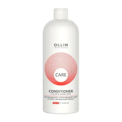 OLLIN PROFESSIONAL Кондиционер сохраняющий цвет и блеск окрашенных волос / Color & Shine Save Condition 1000 мл / Кондиционеры | Товары для красоты | V4.Ru: Маркетплейс