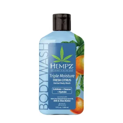 HEMPZ Гель для душа, тройное увлажнение / Hempz Triple Moisture Fresh Citrus Herbal Body Wash 500 мл / Гели | Товары для красоты | V4.Ru: Маркетплейс