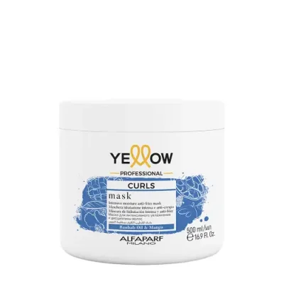 YELLOW Маска для интенсивного увлажнения вьющихся и кудрявых волос / YELLOW CURLS MASK 500 мл / Маски | Товары для красоты | V4.Ru: Маркетплейс