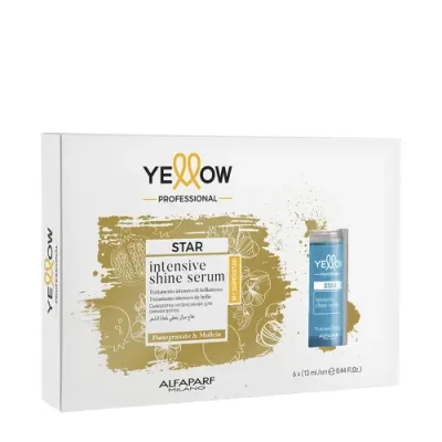 YELLOW Сыворотка для придания интенсивного блеска волосам / YE PROFESSIONAL STAR INTENSIVE SHINE SERUM 6*13 мл / Сыворотки | Товары для красоты | V4.Ru: Маркетплейс