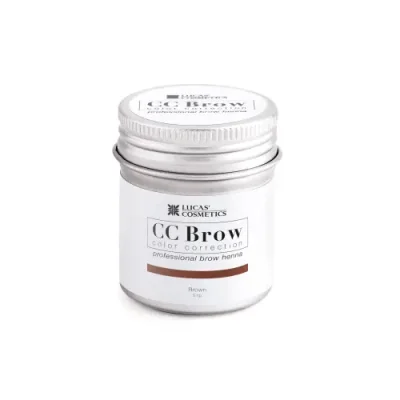 LUCAS COSMETICS Хна для бровей, коричневый (в баночке) / CC Brow brown 5 г / Хна | Товары для красоты | V4.Ru: Маркетплейс