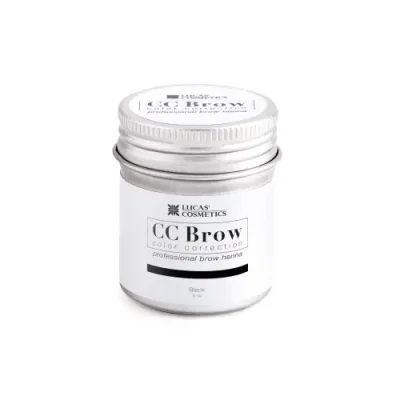 LUCAS COSMETICS Хна для бровей, черный (в баночке) / CC Brow black 5 г / Хна | Товары для красоты | V4.Ru: Маркетплейс